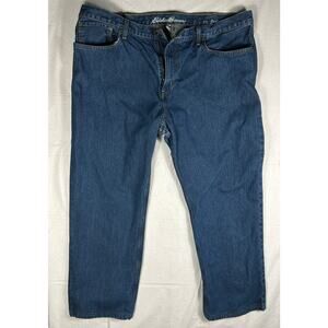 Eddie Bauer Men's Relaxed Fit Jeans - 42x32 - Fall 2014 Medium Wash Denim